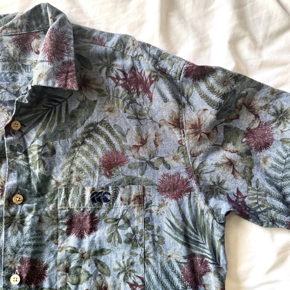 【Canterbury New Zealand】Aloha shirt Size:XL